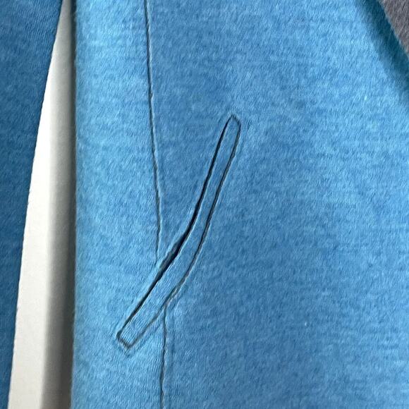 EILEEN FISHER  TURQUOISE GRAY FELTED MERINO WOOL  BLAZER SIZE S - Picture 5 of 11